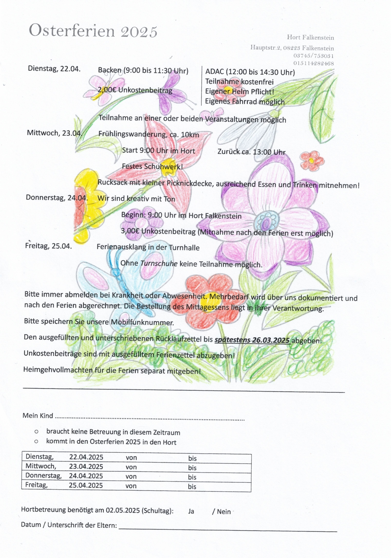 Hort ostern