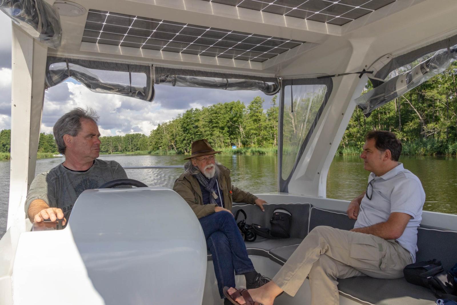 Solarboottour auf der Peene