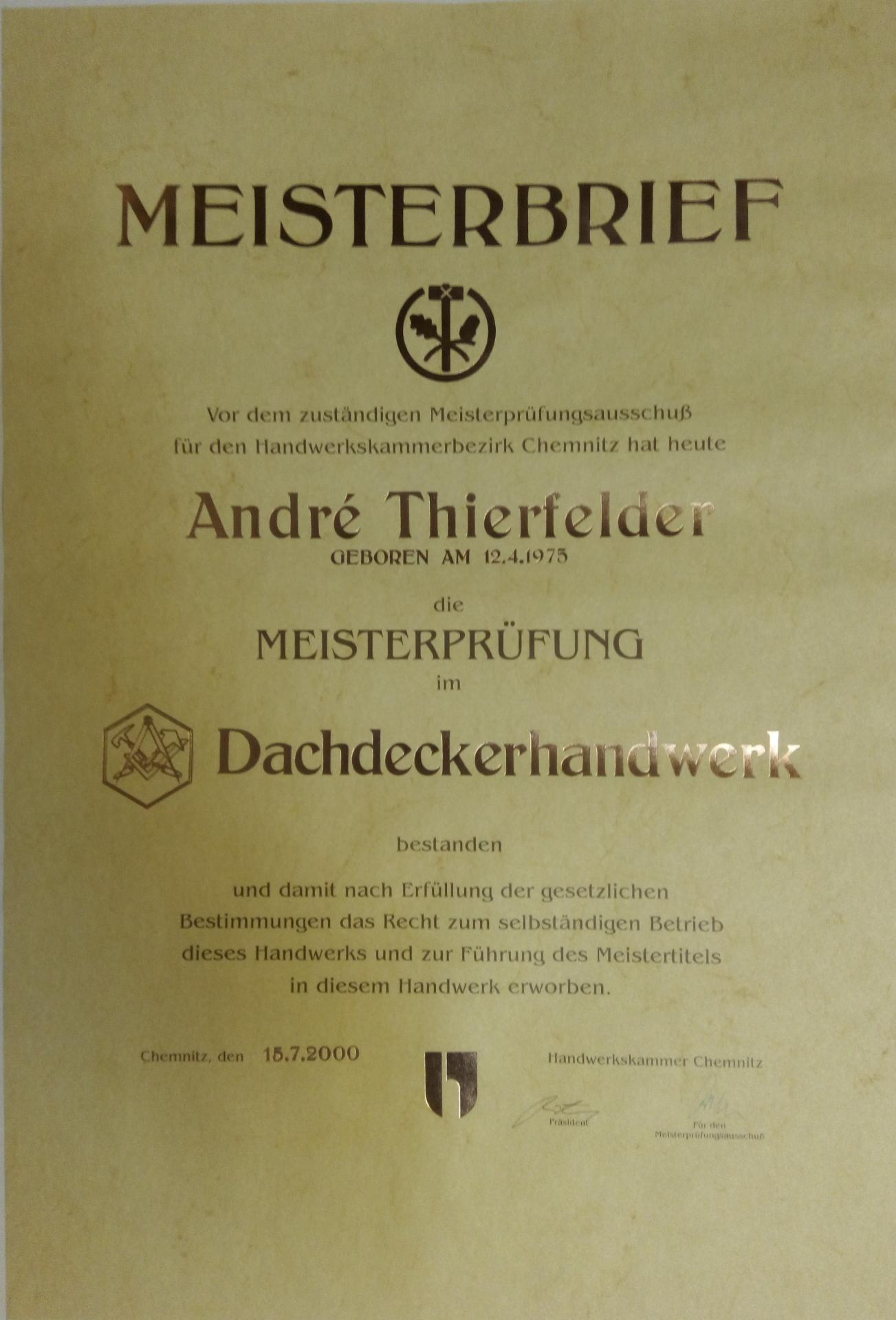 Meisterbrief