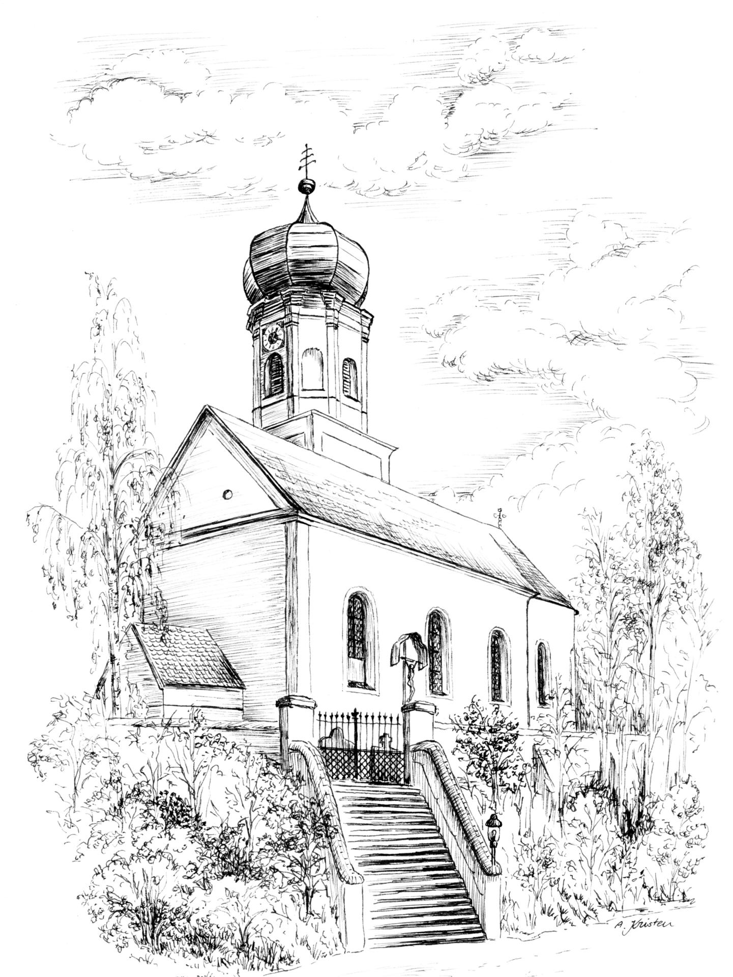 Kirchenbild Hellkofen