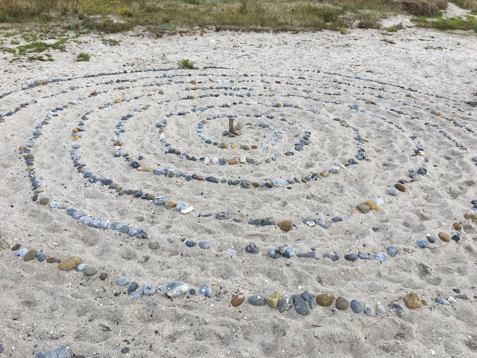 steinkreis im sand