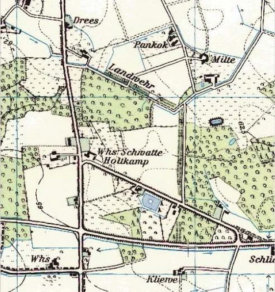 Historische Karte 1897, Quelle: Landesvermessungsamt NRW