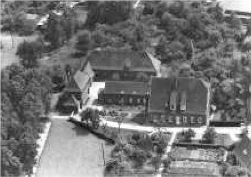 Krankenhaus-Luftbild