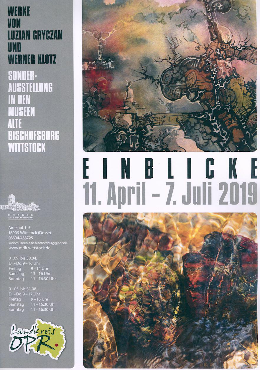 2019 Einblicke - Werke von Luzian Gryczan und Werner Klotz