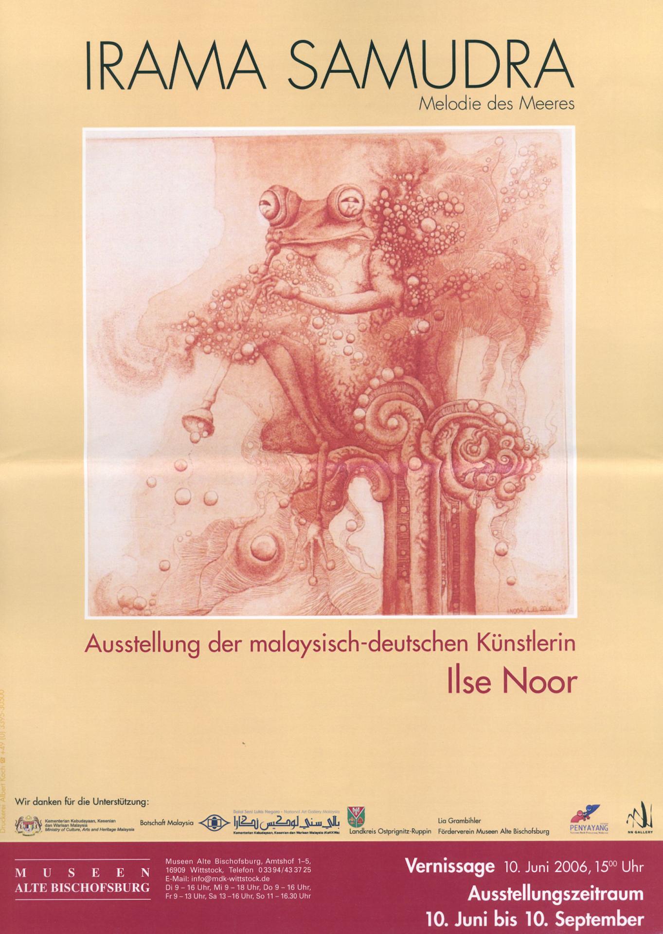 2006 IRAMA SAMUDRA Ausstellung der malaysisch-deutschen Künstlerin Ilse Noor
