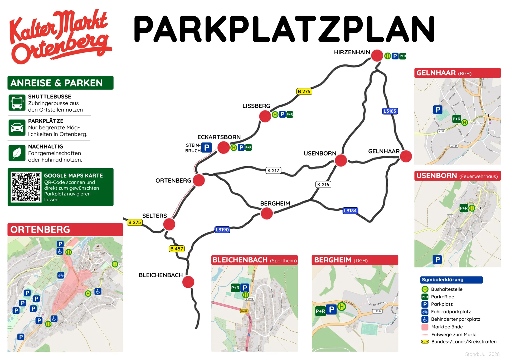 Parkplatzplan