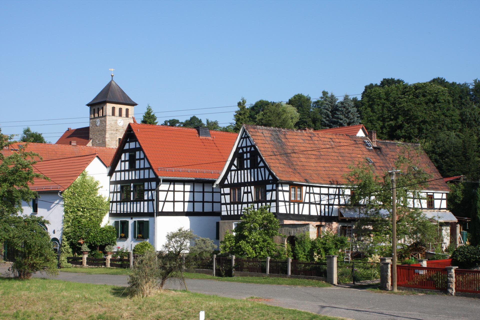 Häuser in Harpersdorf