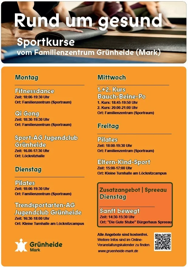 Gesundheitsplan (kostenfreie Angebote)