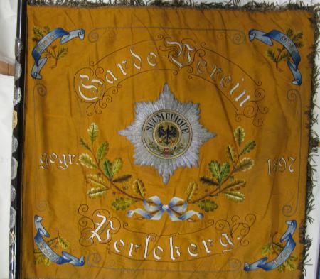 Fahne Garde-Verein Perleberg