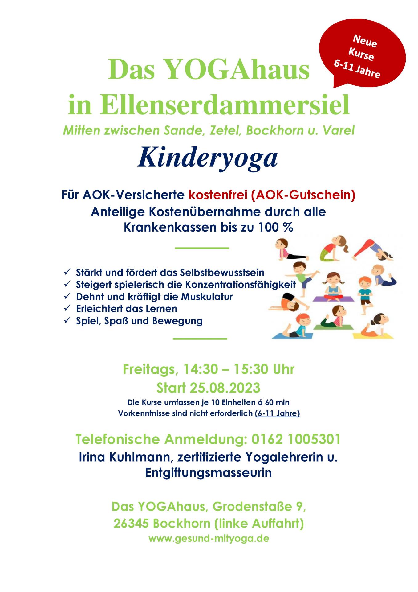 Kinderyoga neu