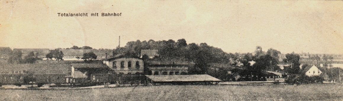 Totalansicht des Bahnhofs