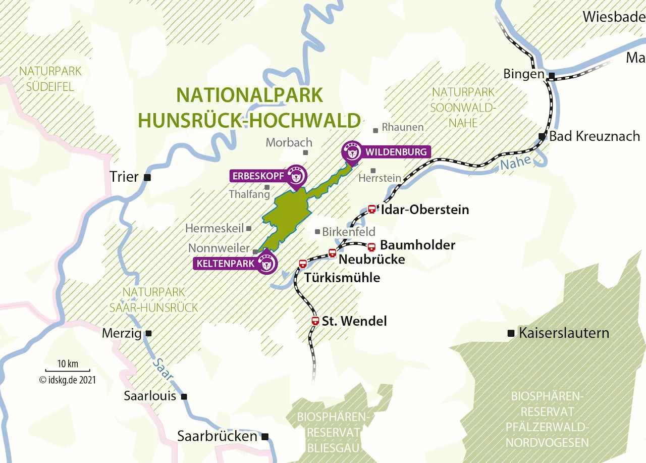 Karte Nationalpark