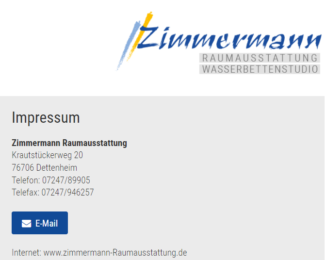 Zimmermann Raumausstattung