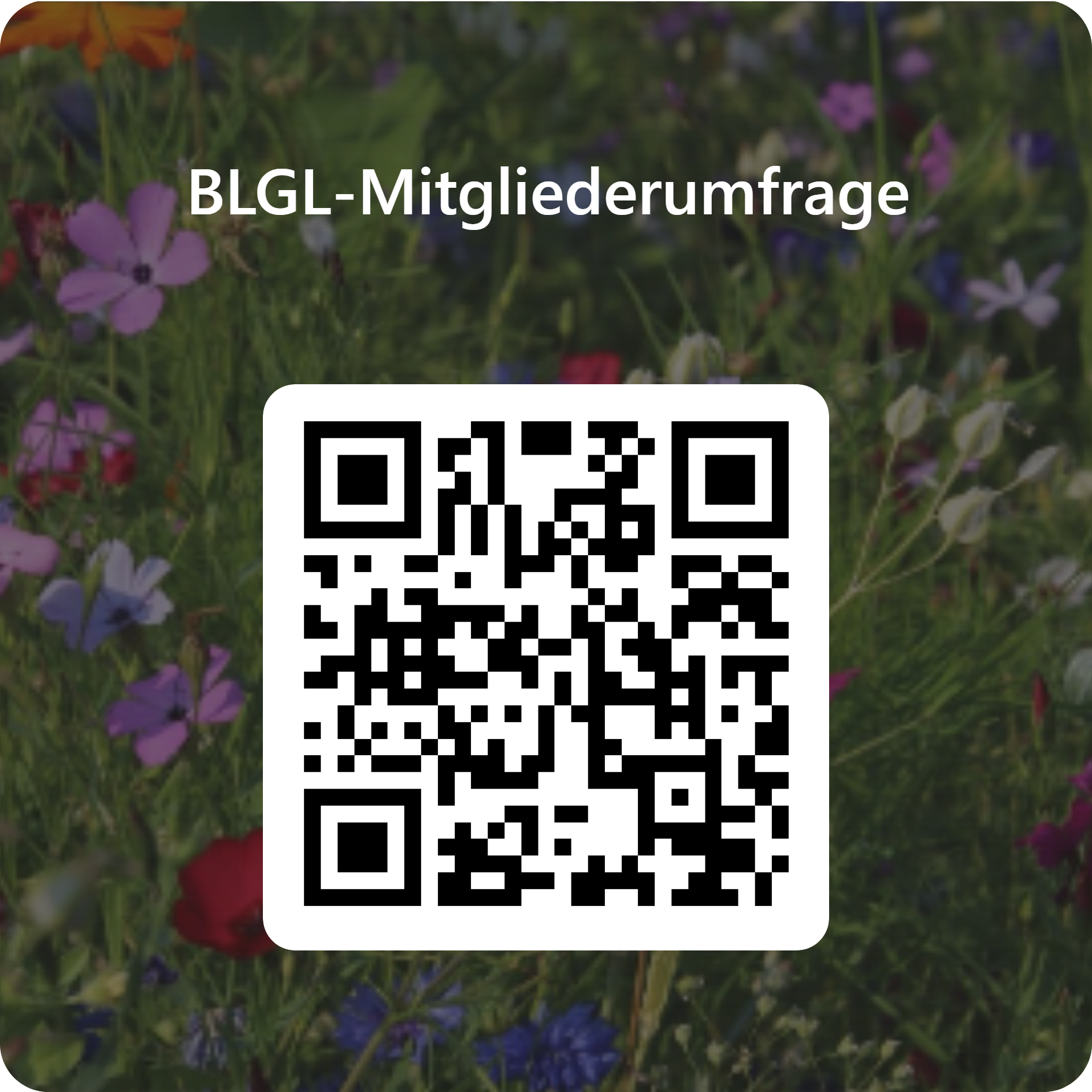 QRCode für BLGL-Mitgliederumfrage