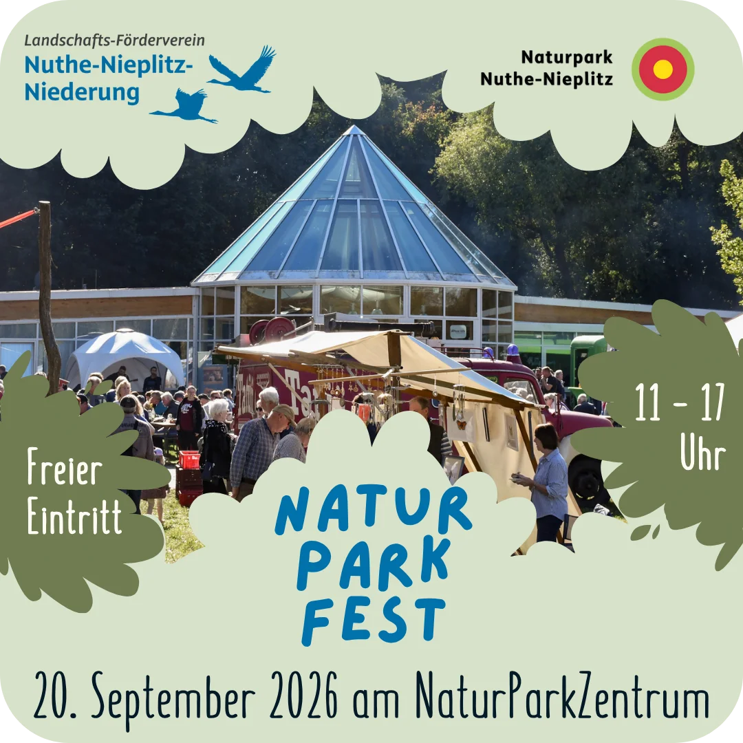 Plakat für das NaturParkFest 2026 abgerundet