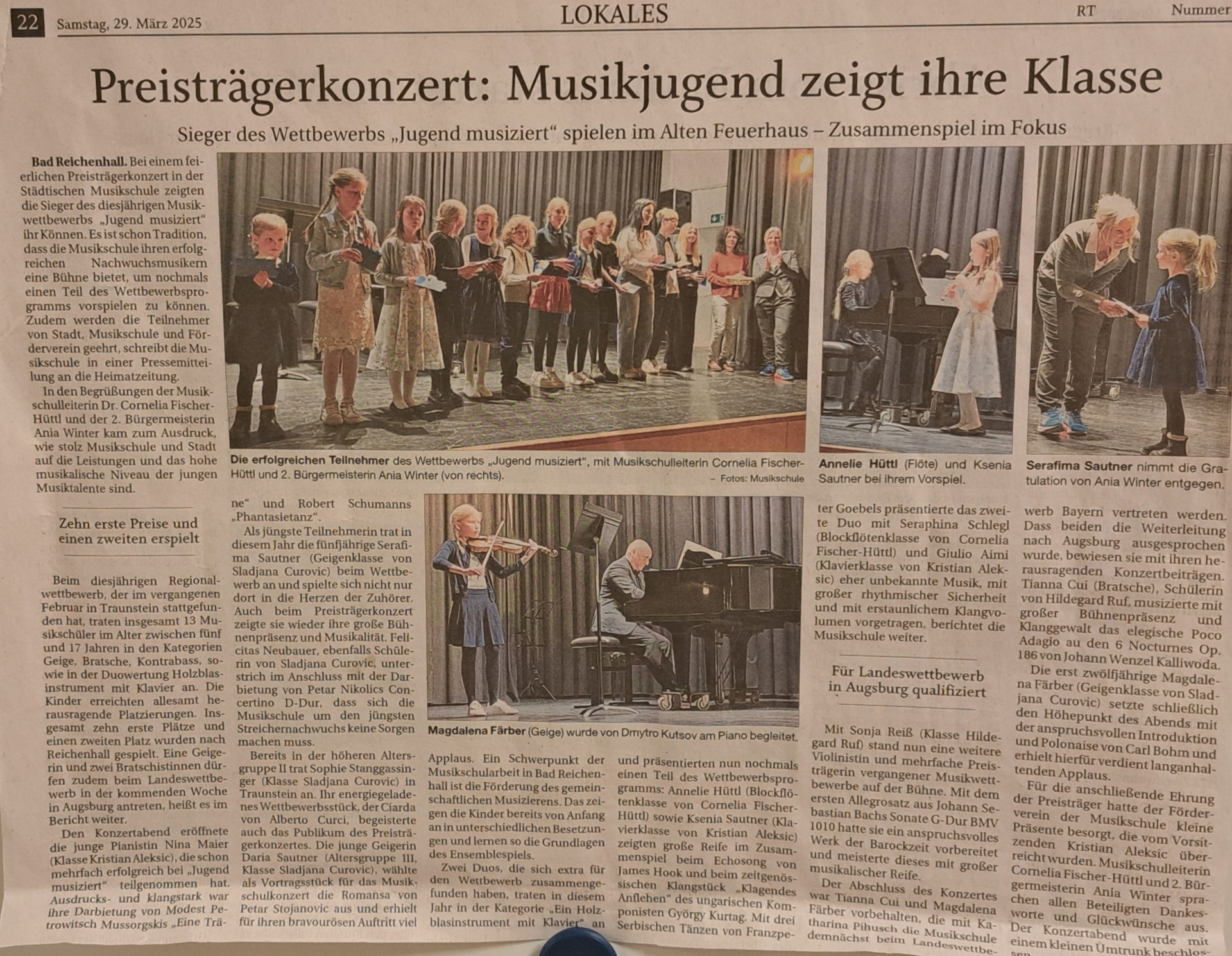 Preisträgerkonzert: Musikjugend zeigt ihre Klasse