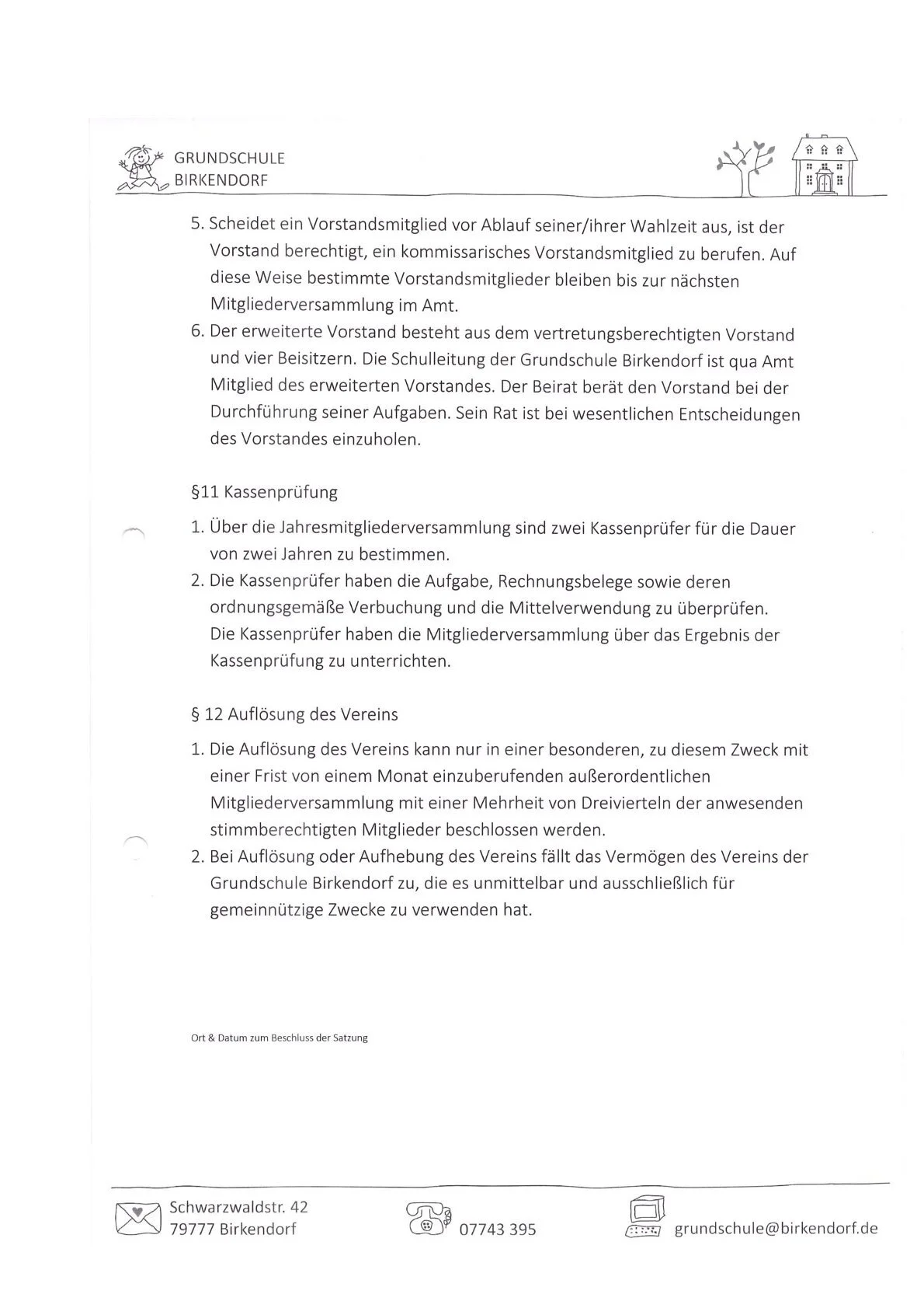 Satzung