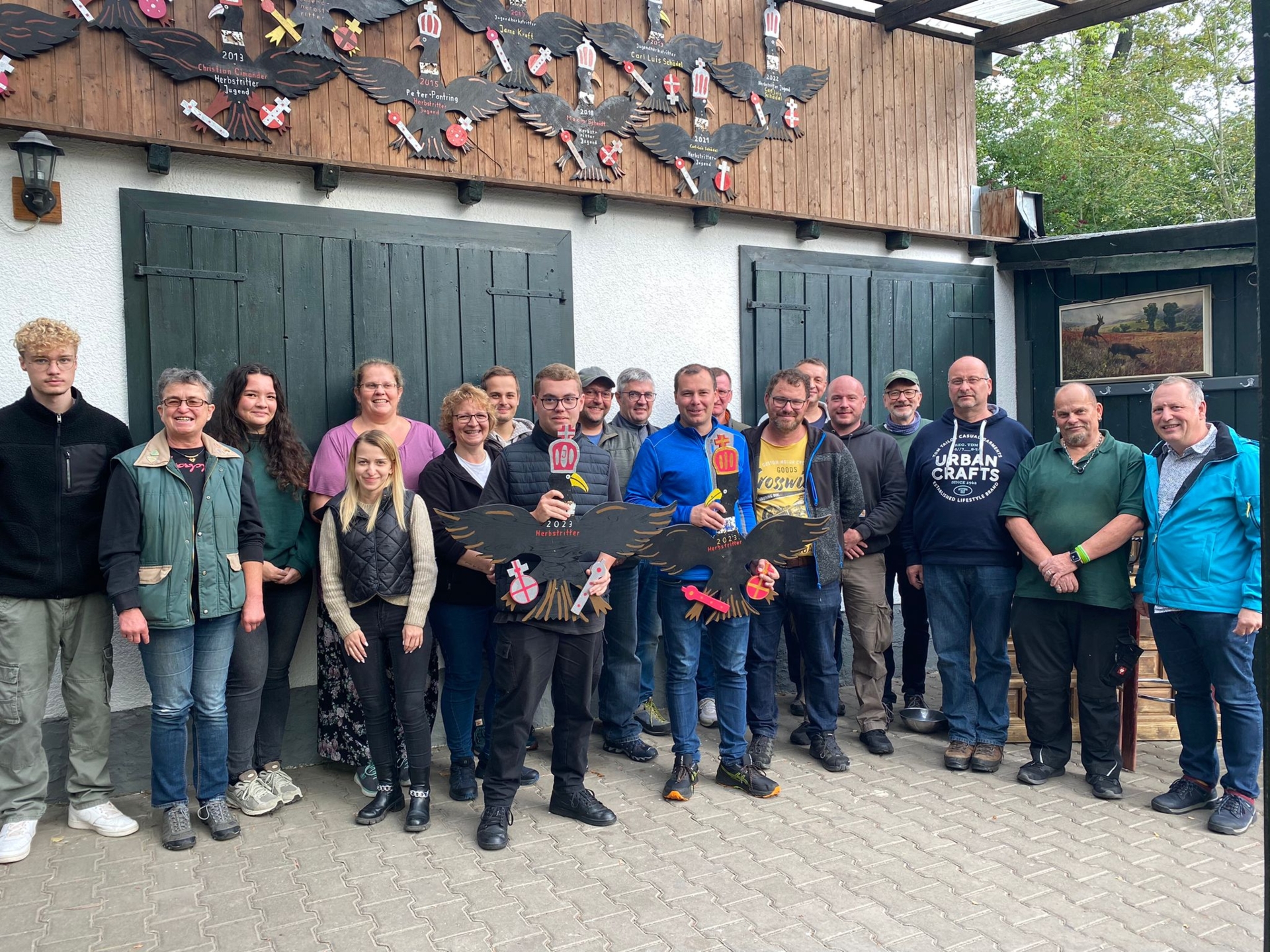 Gruppenfoto Sieger Herbstschießen 2023