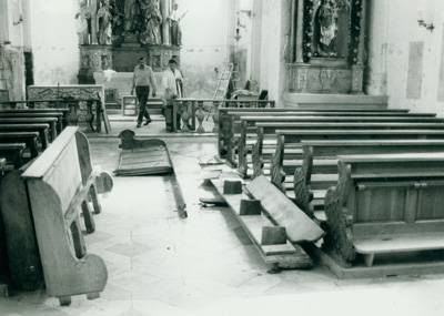 Umbau Pfarrkirche 1989