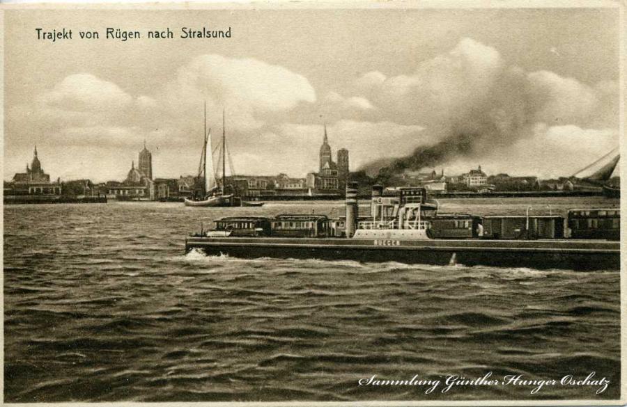 Trajekt von Rügen nach Stralsund