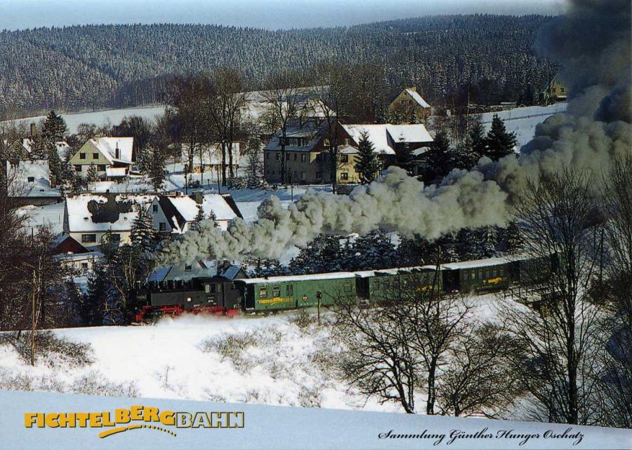 Fichtelbergbahn zwischen Cranzahl und Unterneudorf