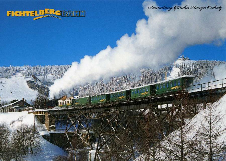 Fichtelbergbahn Viadukt vor Bf.Oberwiesenthal