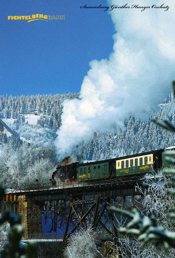 Fichtelbergbahn Viadukt in Oberwiesenthal