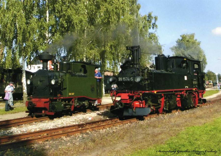 Schmalspurdampflokomotiven IK Nr. 54 und IV K