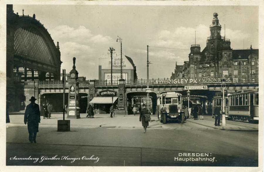 Dresden Hauptbahnhof 1928