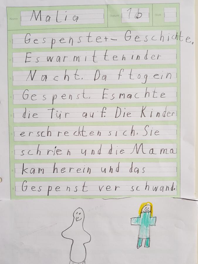 Gespenstergeschichte von Malia, Klasse 1