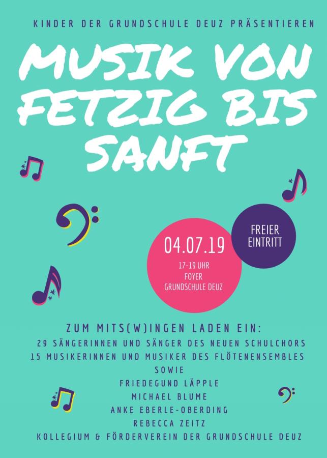 Schulkonzert Deuz 2019