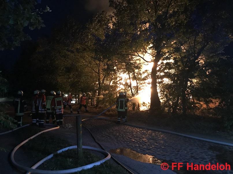FW2 - Feuer Wald/Moor/Heide mittel, Im  Dorf