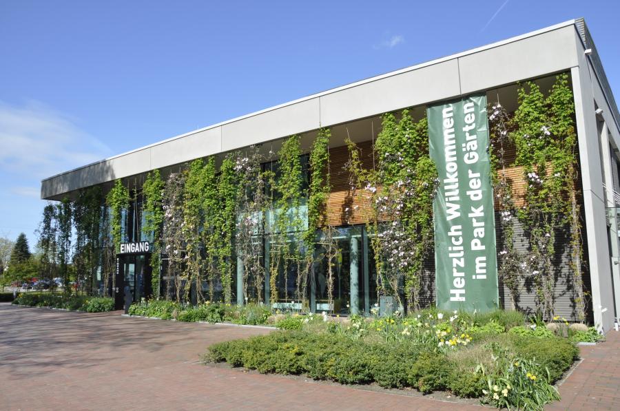 Eingang Gartenzentrum Niedersachsen