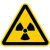 Warnung vor radioaktiven Stoffen oder ionisierneden Strahlen