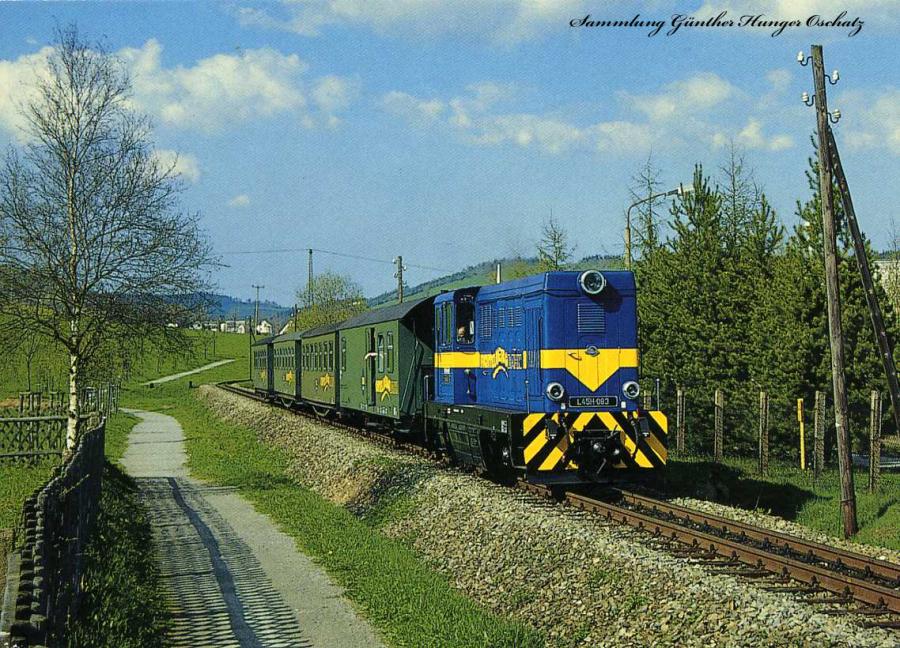 Fichtelbergbahn Rumänische Dieselokomotive L45H 083