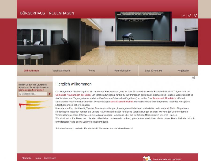 www.buergerhaus-neuenhagen.de