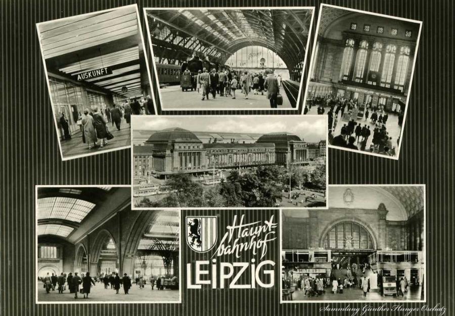Leipzig Hauptbahnhof 1964