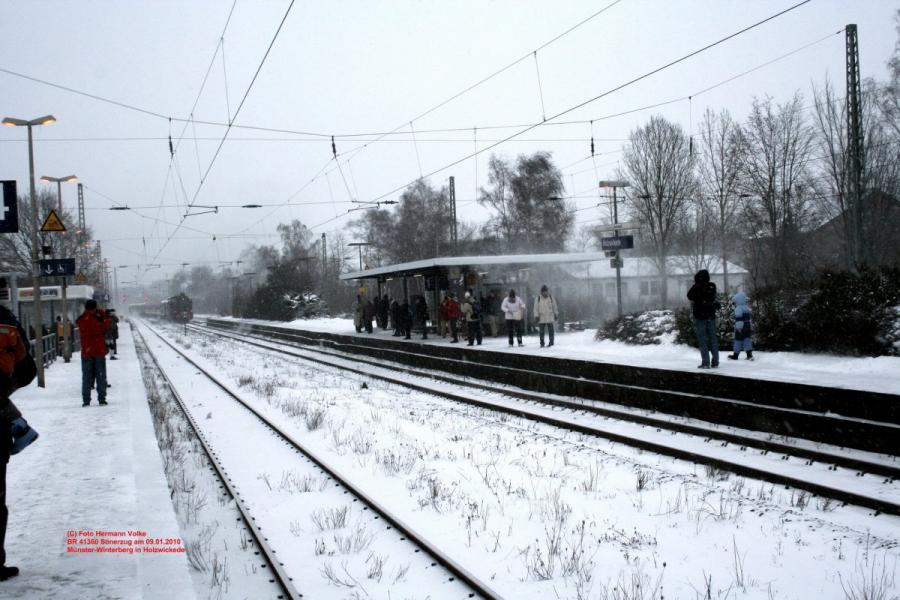 Dampf Sonderzug von Münster nach Winterberg 09.01.2010