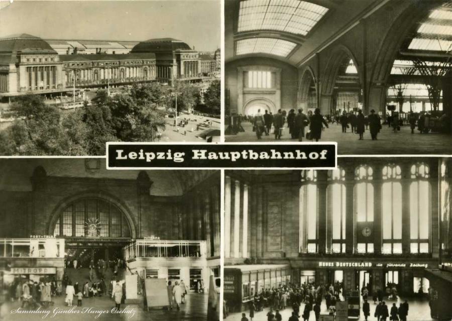 Leipzig Hauptbahnhof 1969