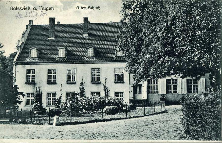 Ralswiek a. Rügen Altes Schloß 1924