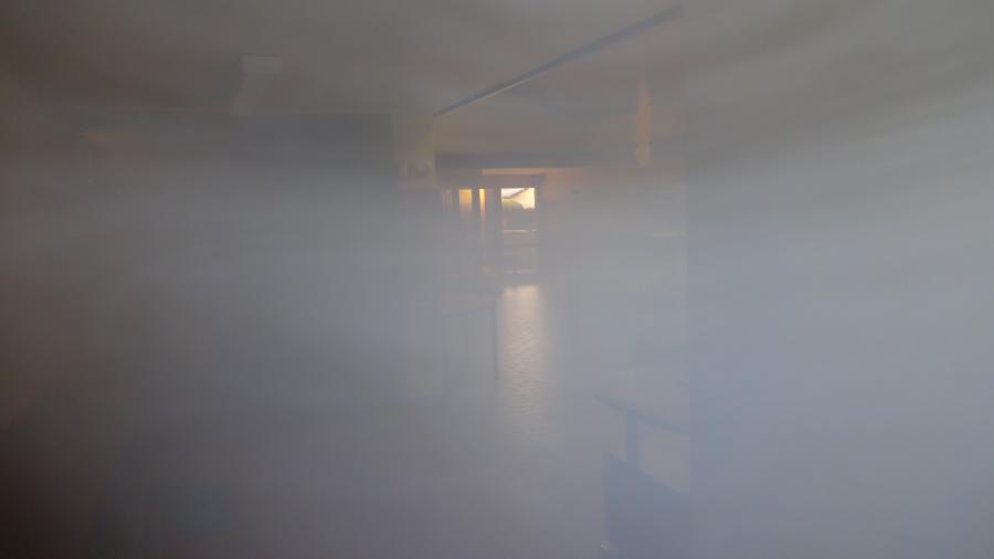 Nebel in der Schule