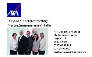 Visitenkarte AXA