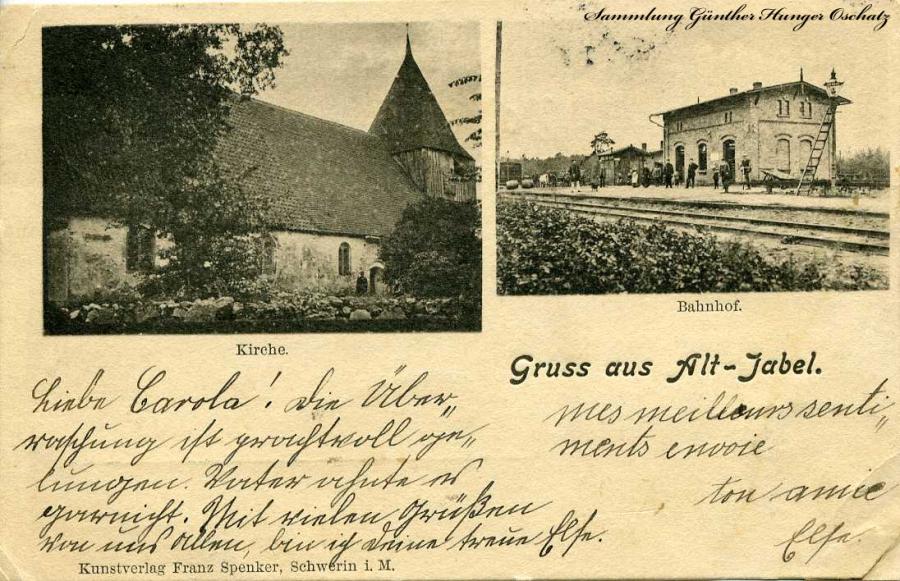 Gruss aus Alt-Jabel 1905