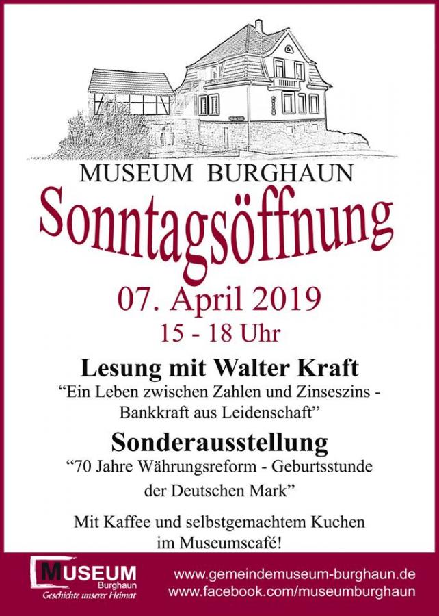 Sontagsöffnung April 2019