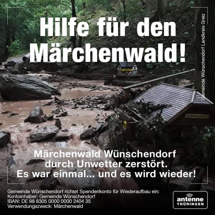 Spendenaufruf Märchenwald