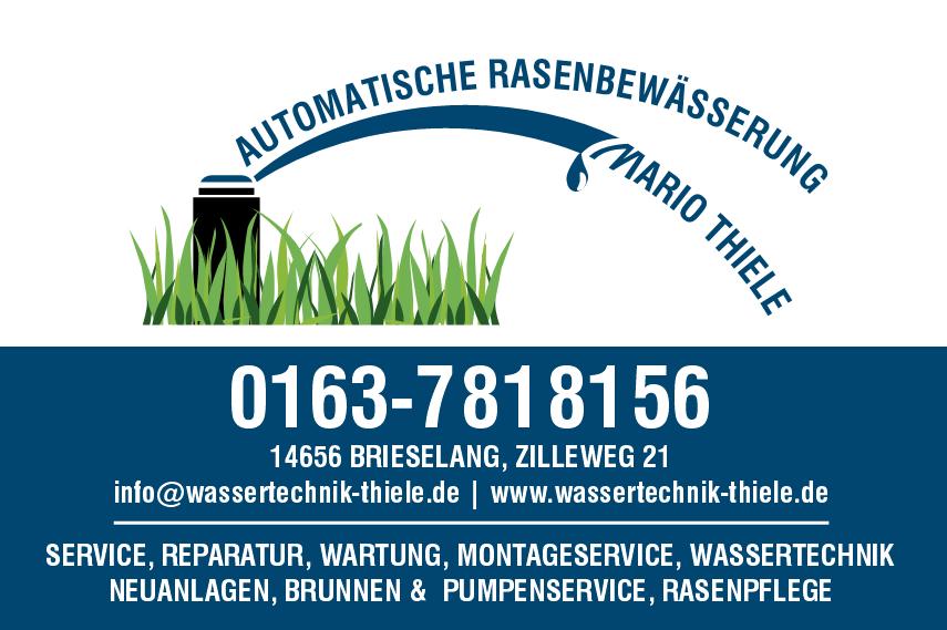 Rasenbewässerung Mario Thiele Logo