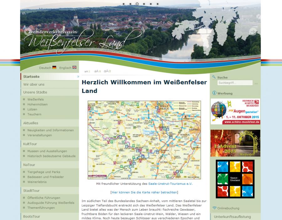 www.weissenfelstourist.de