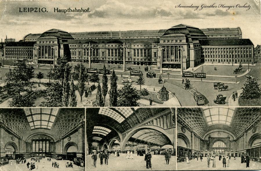 Leipzig Hauptbahnhof 1917