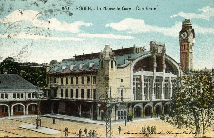 Rouen La Novelle Gare Rue Verte 