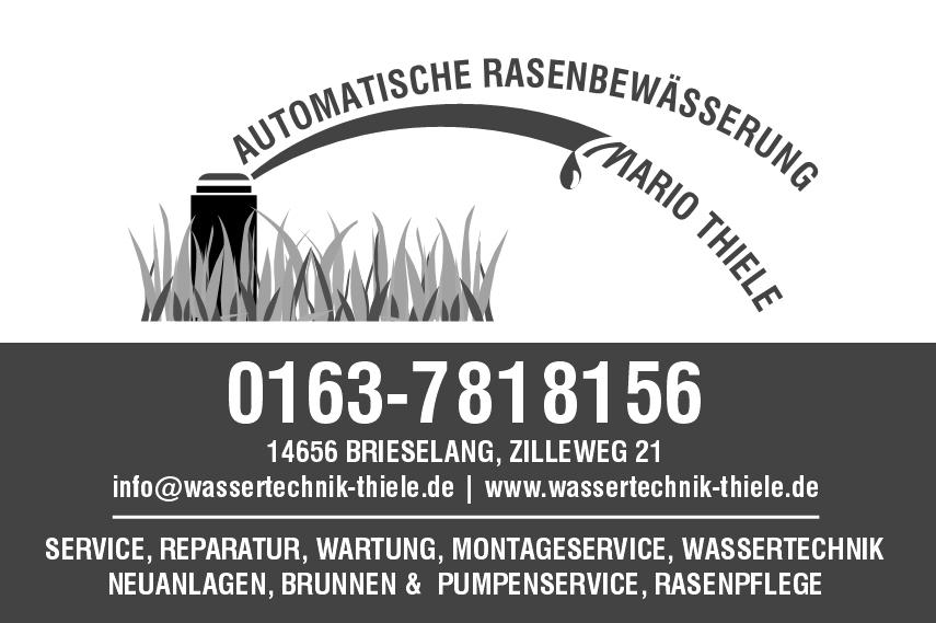 Rasenbewässerung Mario Thiele